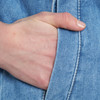 Damen Trenchjacke aus Denim