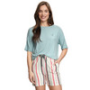 Dames-slaapshirt met borstzak