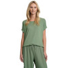Damen T-Shirt mit fixierten Turn-ups