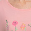 Damen T-Shirt mit überschnittenen Ärmeln