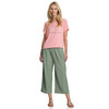 Damen Culotte mit strukturiertem Material