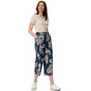 Damen Culotte mit Strukturmuster