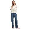 Damen Strickjacke mit Zopfmuster