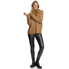 Damen Leggings in Leder-Optik
