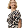 Damen Leinen-Kleid mit kurzen Ärmeln