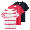 3 Jungen T-Shirts im Basic-Look