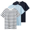 3 Jungen T-Shirts im Basic-Look