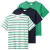 3 Jungen T-Shirts im Basic-Look