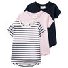 3 Baby T-Shirts im Basic-Look