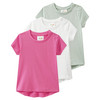 3 Baby T-Shirts im Basic-Look