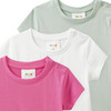3 Baby T-Shirts im Basic-Look