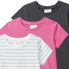 3 Mädchen T-Shirts im Basic-Look