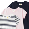 3 Mädchen T-Shirts im Basic-Look