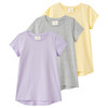 3 Mädchen T-Shirts im Basic-Look