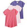 3 Mädchen T-Shirts im Basic-Look
