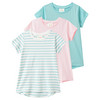 3 Mädchen T-Shirts im Basic-Look