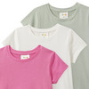 3 Mädchen T-Shirts im Basic-Look