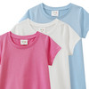3 Mädchen T-Shirts im Basic-Look