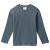 Jungen Langarmshirt aus Waffel-Piqué