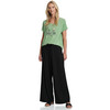 Damen Hose mit strukturiertem Material