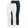 2 Damen 3/4-Leggings unifarben