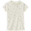 Mädchen T-Shirt mit Blümchen-Print