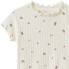 Mädchen T-Shirt mit Blümchen-Print