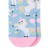 1 Paar Mädchen Socken mit Einhorn-Motiv