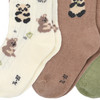 3 Paar Baby Socken mit Rippstruktur