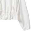 Mädchen Bluse mit Lochstickerei