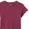 Mädchen T-Shirt mit Ajour-Muster