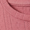 Mädchen T-Shirt mit Ajour-Muster
