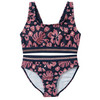 Mädchen Bikini mit Glitzer-Bund