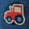 Baby Pull-on-Jeans mit Stickereien