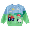 Baby Strickpullover mit Allover-Motiv