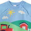 Baby Strickpullover mit Allover-Motiv
