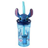 Stitch Trinkflasche mit Strohhalm
