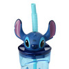 Stitch Trinkflasche mit Strohhalm