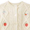 Baby Strickjacke mit Stickereien