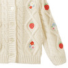 Baby Strickjacke mit Stickereien