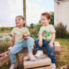 Baby T-Shirt mit Allover-Print