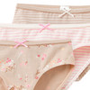 3 Mädchen Slips mit Bio-Baumwolle