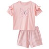 Mädchen Shorty mit Schmetterlings-Print