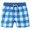 Baby Badeshorts mit Karo-Muster