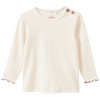 Babyset met tuinjurk en geribbeld shirt