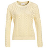 Damen Strickpullover mit Häkel-Muster