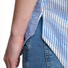Damen Bluse in Seersucker-Optik