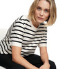 Damen Strickshirt mit kurzen Ärmeln