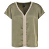 Damen Satin-Bluse mit Effektgarn