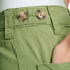 Damen Barrel-Hose aus Leinen-Mix